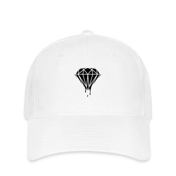Dripping Diamond - Flexfit Cap - white - Front