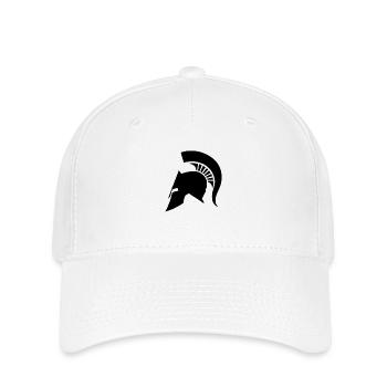 Spartaner Helm - Flexfit Cap - Weiß - Vorne