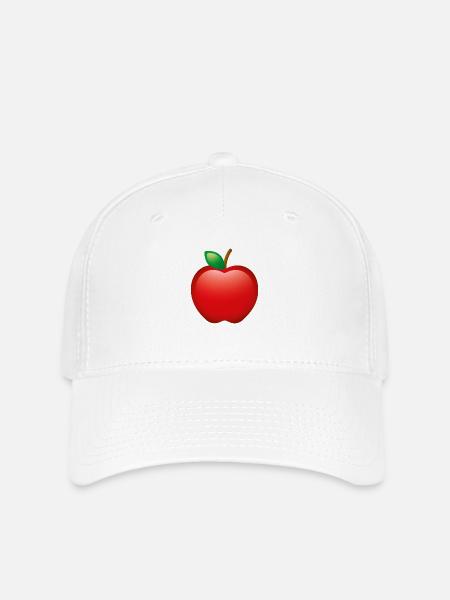 Smiley Apple - Flexfit Cap - Weiß