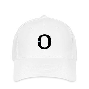 Letter O Initial point - Flexfit Cap - white - Front