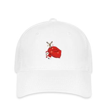 Frohe Weihnachten - Flexfit Cap - Weiß - Vorne
