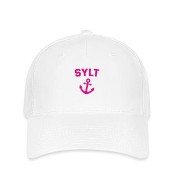 Sylt - Nordsee - Deutschland - Kampen - Insel - Flexfit Cap - Weiß - Vorne