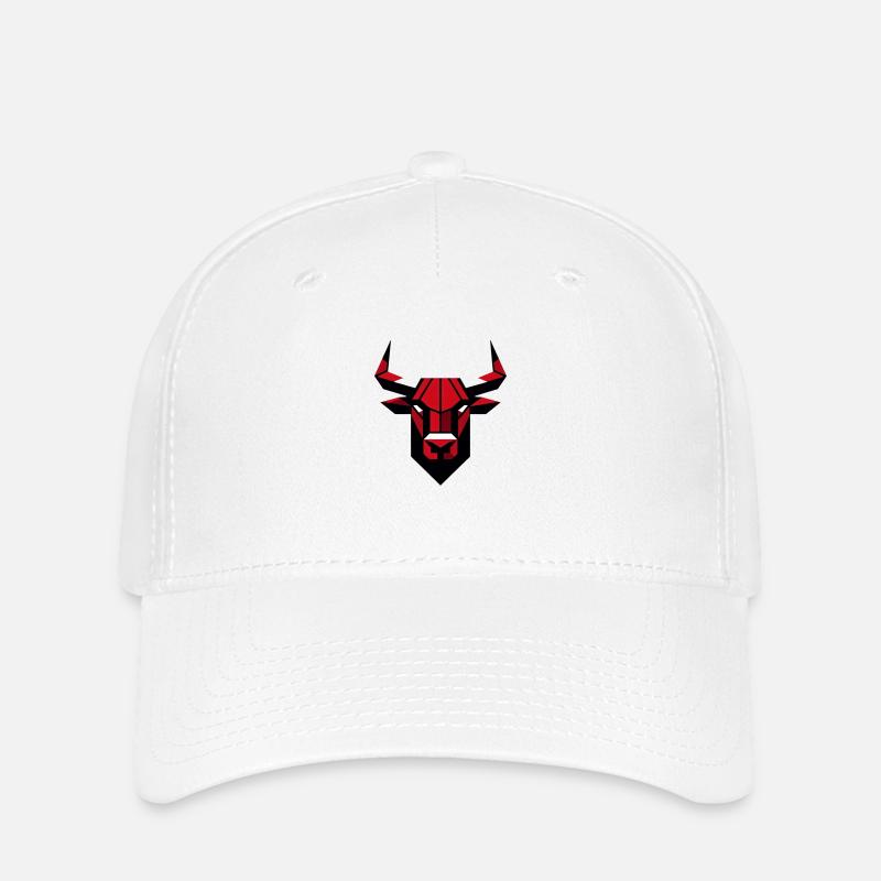 Puissance Taureau - Casquette Flexfit - blanc