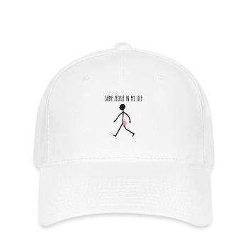 einige Menschen in meinem Leben - Flexfit Cap - Weiß - Vorne