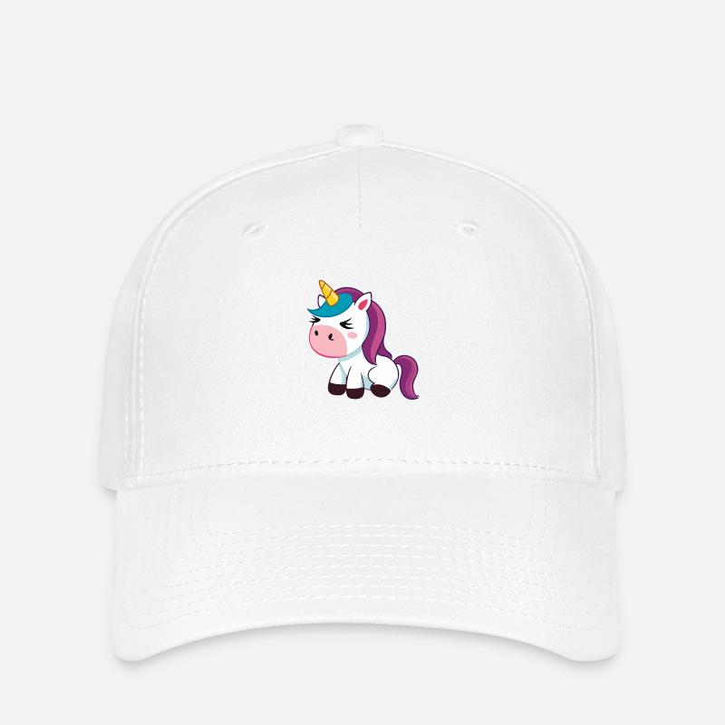BabyeinhornSchläft - Flexfit Cap - Weiß