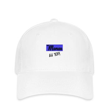 MAMAN. FÊTE DES MÈRES - Casquette Flexfit - blanc - Devant