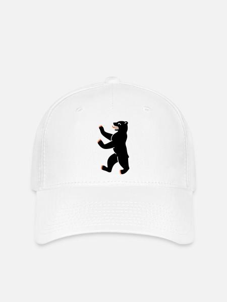 Berliner Bär - Flexfit Cap - Weiß