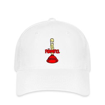 Pömpel - Flexfit Cap - Weiß - Vorne