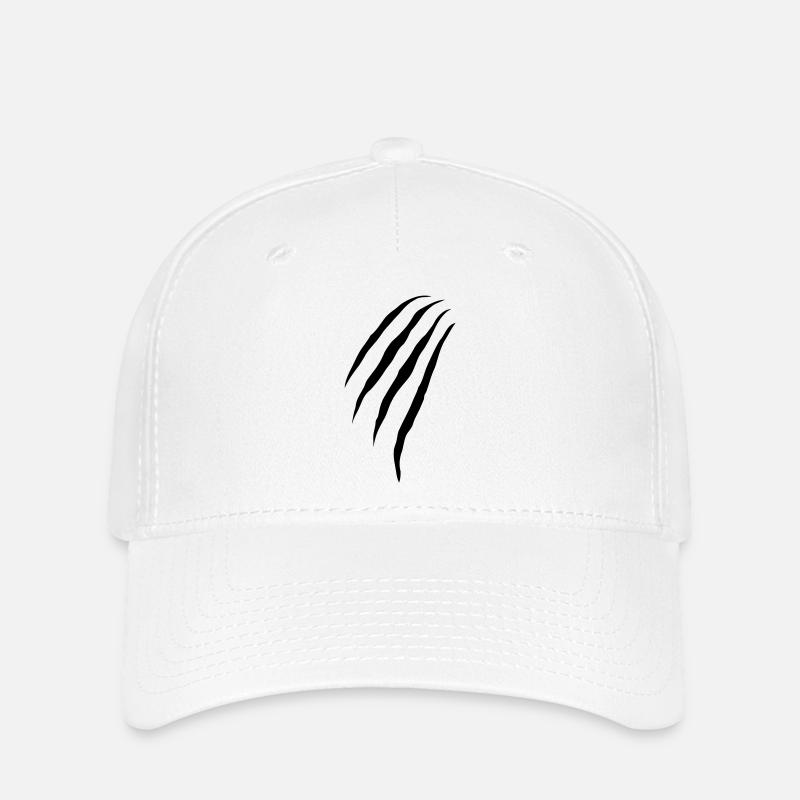 claws - Flexfit Cap - Weiß