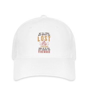 Not everyone who wanders around is lost - Flexfit Cap - white - Front