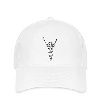 Anhänger Halsband Frau Verbunden - Flexfit Cap - Weiß - Vorne