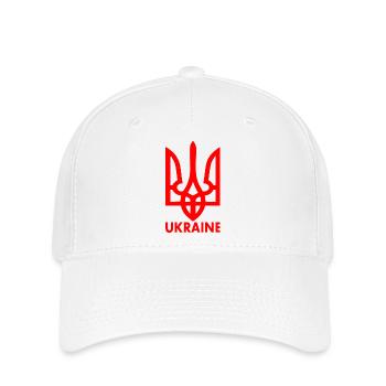 Ukraine - Flexfit Cap - white - Front
