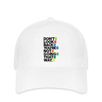 Don't look back - Flexfit Cap - white - Front