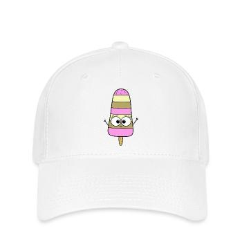 Glace - Casquette Flexfit - blanc - Devant