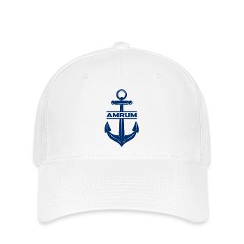 Amrum Anker Nordsee Ebbe Flut - Flexfit Cap - Weiß - Vorne