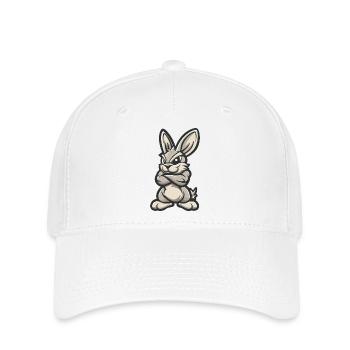 Hase Rabbit Comic - Flexfit Cap - white - Front