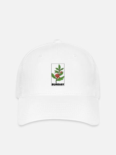 SUNDAY - Flexfit Cap - Weiß
