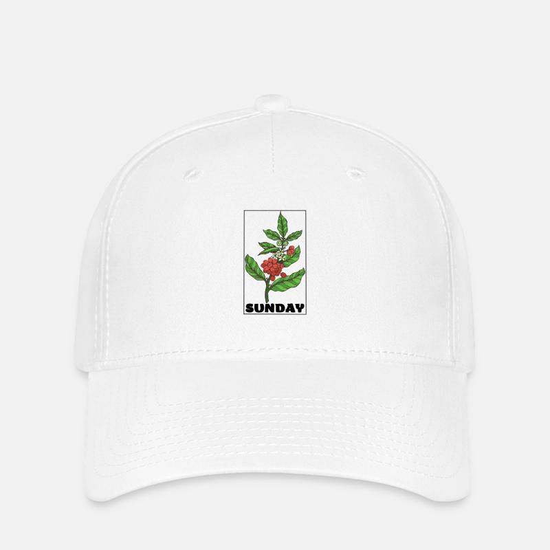 SUNDAY - Flexfit Cap - Weiß
