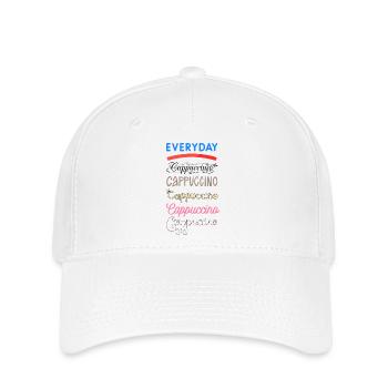 Everyday Cappuccino - Flexfit Cap - white - Front