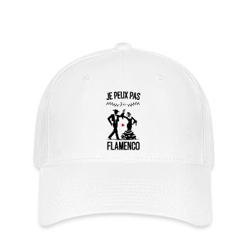 I CAN'T I HAVE FLAMENCO - HUMOR - Flexfit Cap - Weiß - Vorne