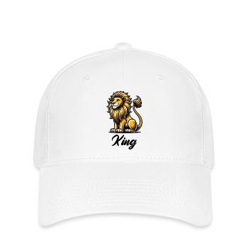 löwe könig - Flexfit Cap - white - Front