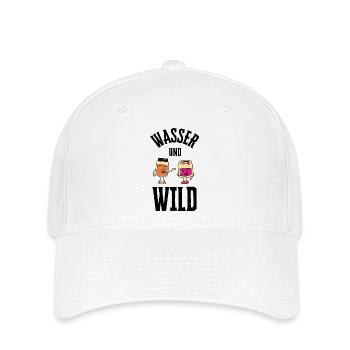 Water and wild - Flexfit Cap - white - Front