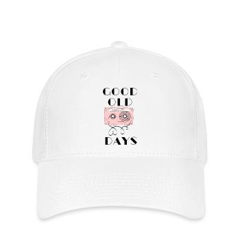 Good Old Days weiße Kassette - Flexfit Cap - Weiß - Vorne