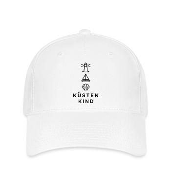 Sentiment d’appartenance d’un enfant côtier - Casquette Flexfit - blanc - Devant