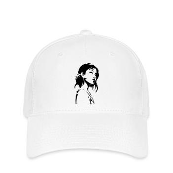 Grâce cendrée - Casquette Flexfit - blanc - Devant