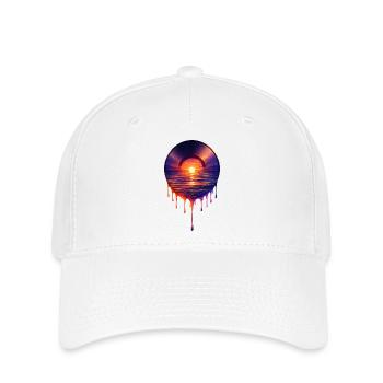 Dripping vinyl - Flexfit Cap - white - Front
