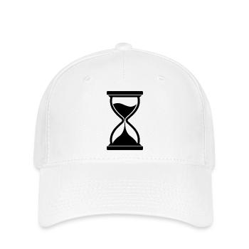 Sanduhr - Flexfit Cap - Weiß - Vorne