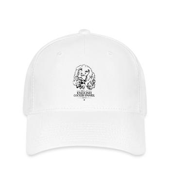 Cocker anglais Épagneul Maman Chien Chien Wilsigns - Casquette Flexfit - blanc - Devant