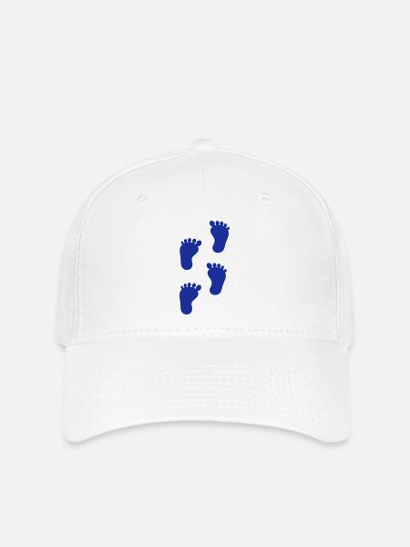 baby - füße - fuß - Flexfit Cap - Weiß