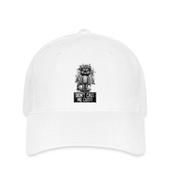 Teddy - Don't Call Me Cute - Flexfit Cap - Weiß - Vorne