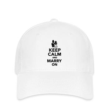 Hochzeit - Flexfit Cap - Weiß - Vorne