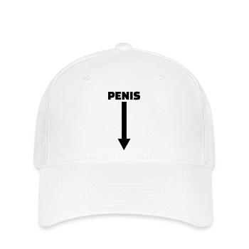 Penis - Flexfit Cap - white - Front