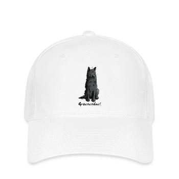 Cute Belgian Shepherd Dog - Flexfit Cap - white - Front