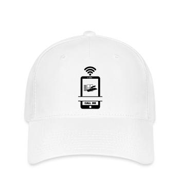 Call me phone tiler - Flexfit Cap - white - Front