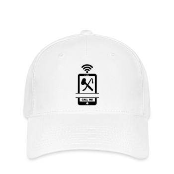 Call me phone the wrecker - Flexfit Cap - white - Front
