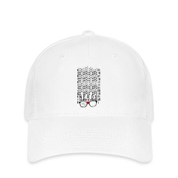 Nerdy Billionaire - Flexfit Cap - white - Front