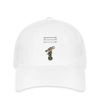 Solide comme des oliviers - Casquette Flexfit - blanc - Devant