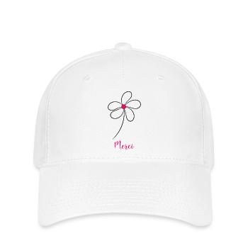 MAÎTRESSE. MERCI - Casquette Flexfit - blanc - Devant