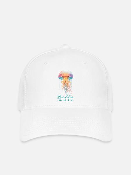 Jument Bella - Casquette Flexfit - blanc