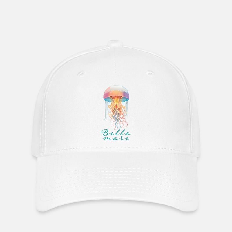 Jument Bella - Casquette Flexfit - blanc