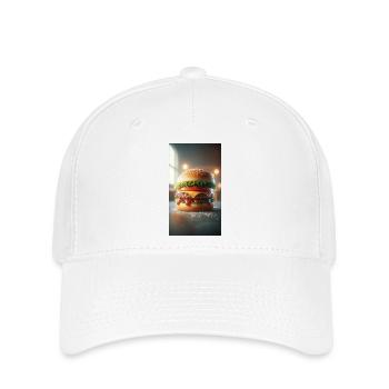 Hamburger - Casquette Flexfit - blanc - Devant