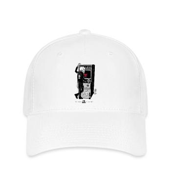 Squelette à Retro Arcade Heartbreak - Casquette Flexfit - blanc - Devant