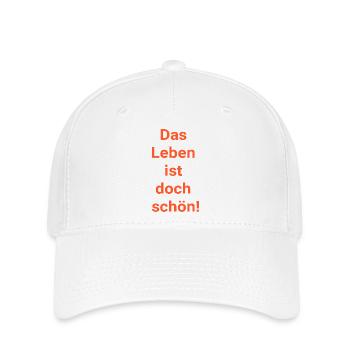 Life is beautiful! - Flexfit Cap - white - Front
