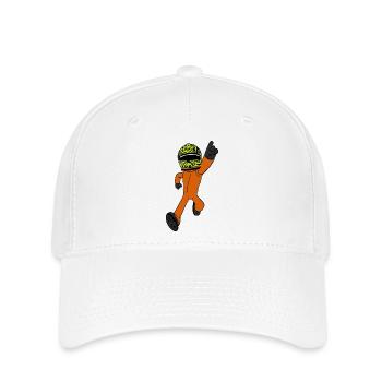 pilote de course - Casquette Flexfit - blanc - Devant