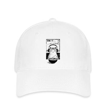 Ramen Fuji Kitten - Flexfit Cap - white - Front