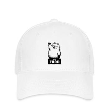 Mehr Food  - Flexfit Cap - Weiß - Vorne